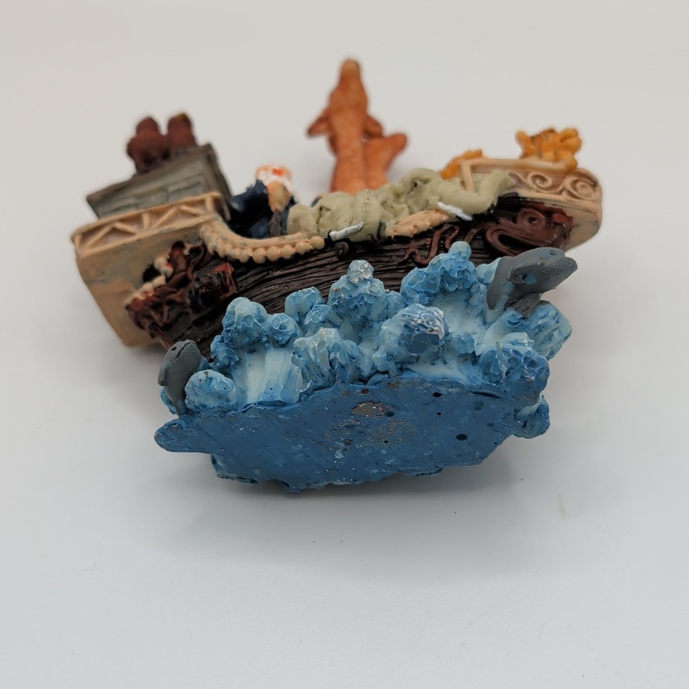 Noah's Ark Resin Figurine Miniature Religious Decor Animals Giraffes Elephants - Picture 7 of 8